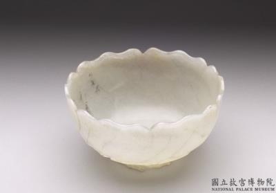 图片[2]-Jade floral-shaped water holder, Qing dynasty(1644-1911)-China Archive